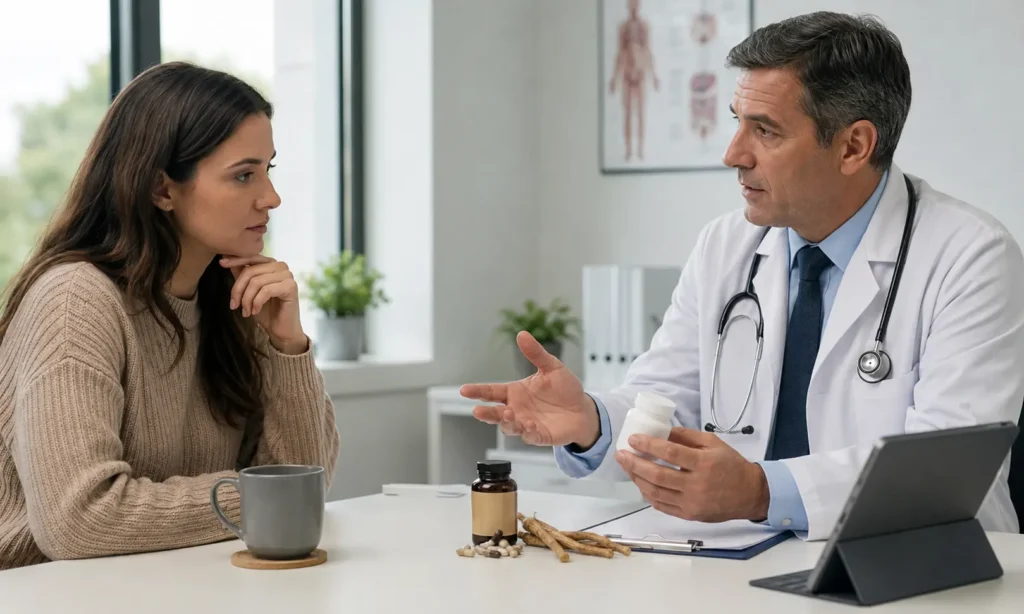 چه کسانی نباید آشواگاندا و کافئین را همزمان مصرف کنند؟
